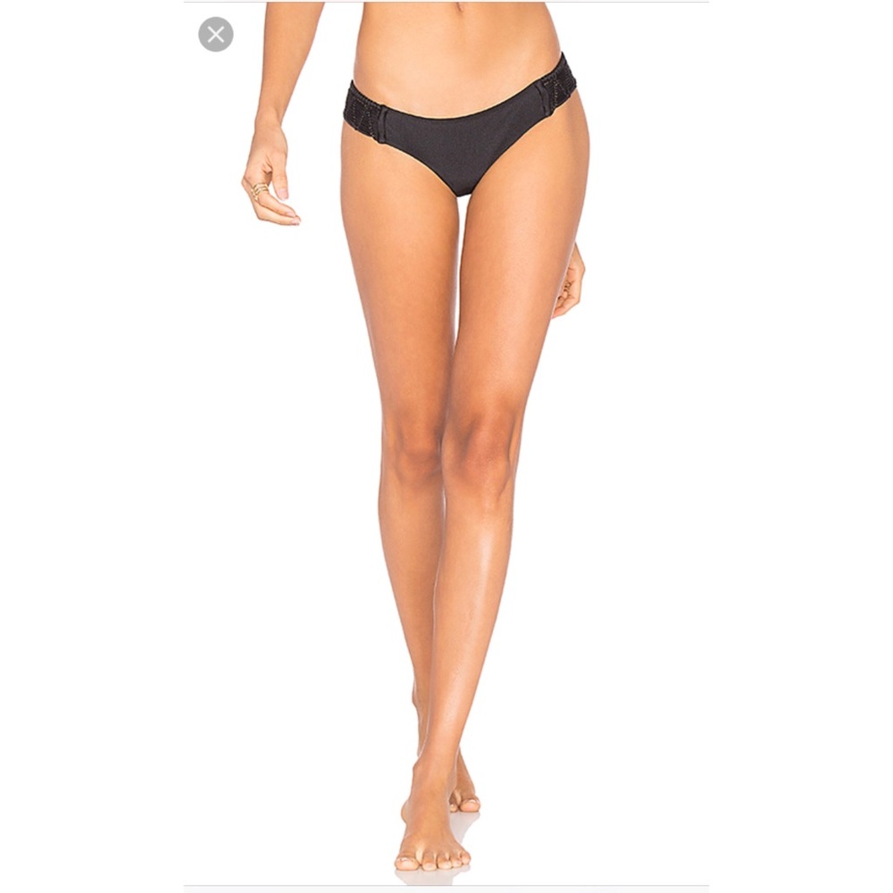 Luli Fama Black Bikini Bottom New With Tags